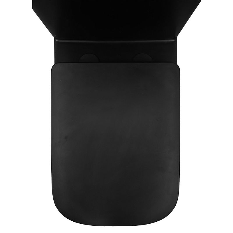 Унитаз Azario Black King AZ-8303D Горизонтальный Выпуск