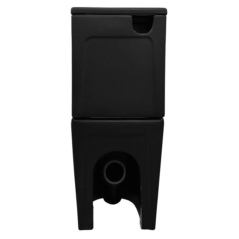 Унитаз Azario Black King AZ-8303D Горизонтальный Выпуск