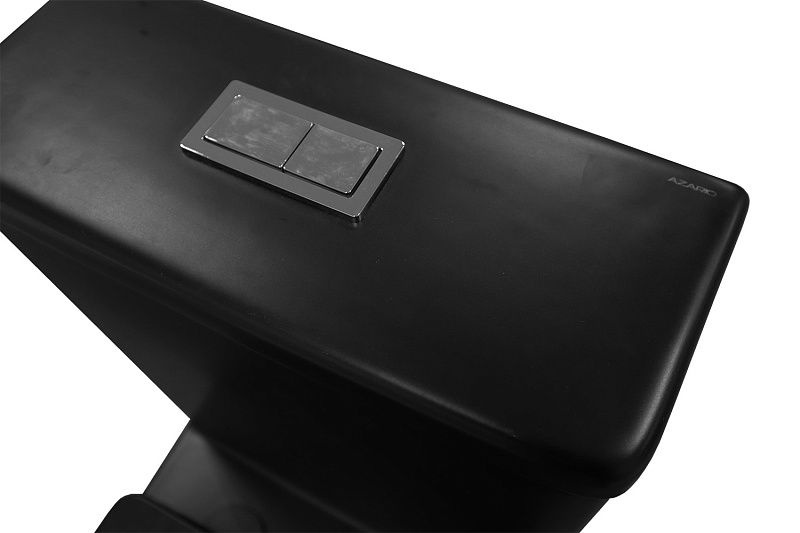 Унитаз Azario Black King AZ-8303D Горизонтальный Выпуск