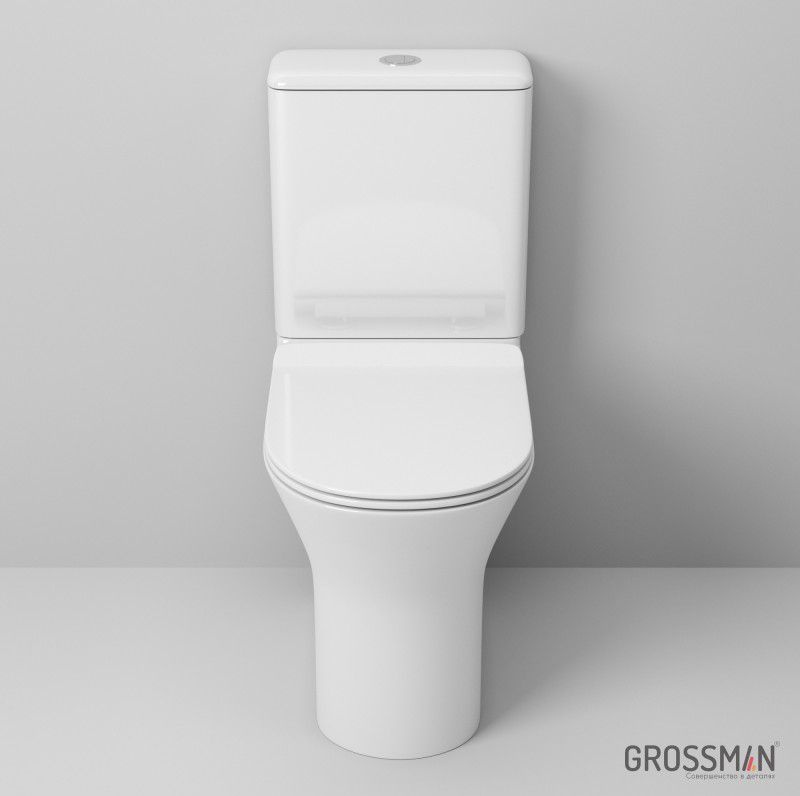 Унитаз Grossman GR-4443S Горизонтальный Выпуск Безободковый