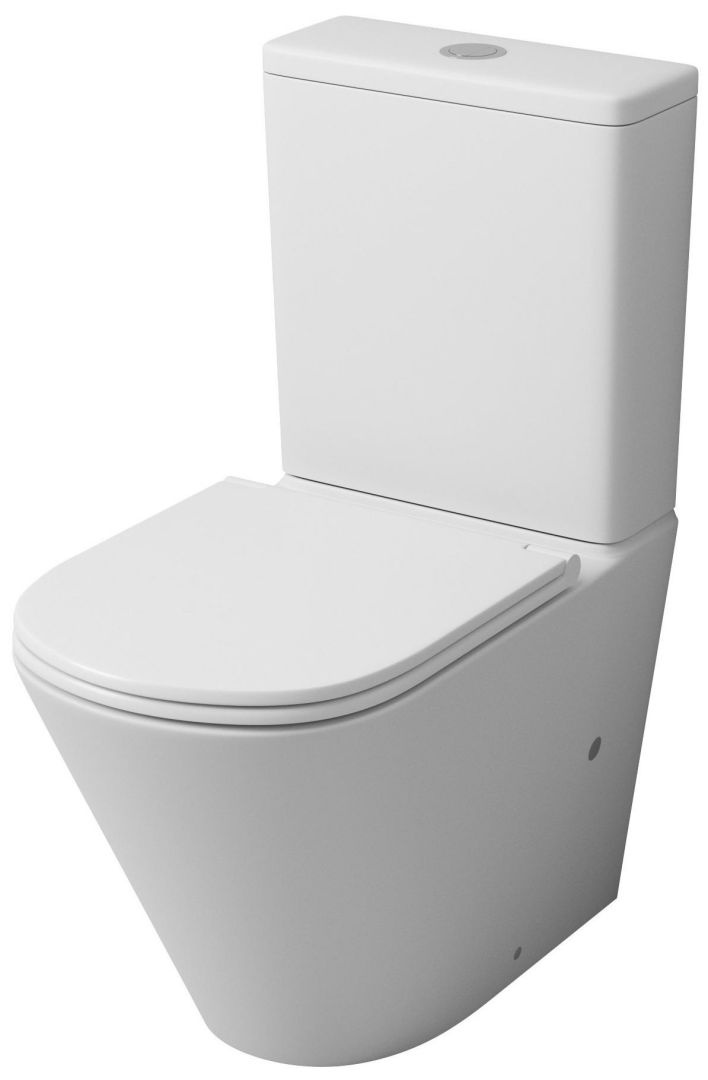 Унитаз Grossman GR-4450MS Белый Матовый Горизонтальный Выпуск Безободковый