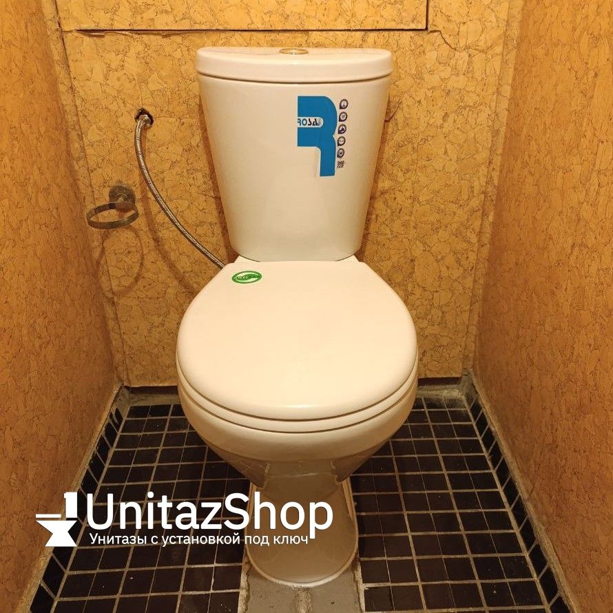 Унитаз Кировская Керамика Rosa Элегант Выпуск Косой