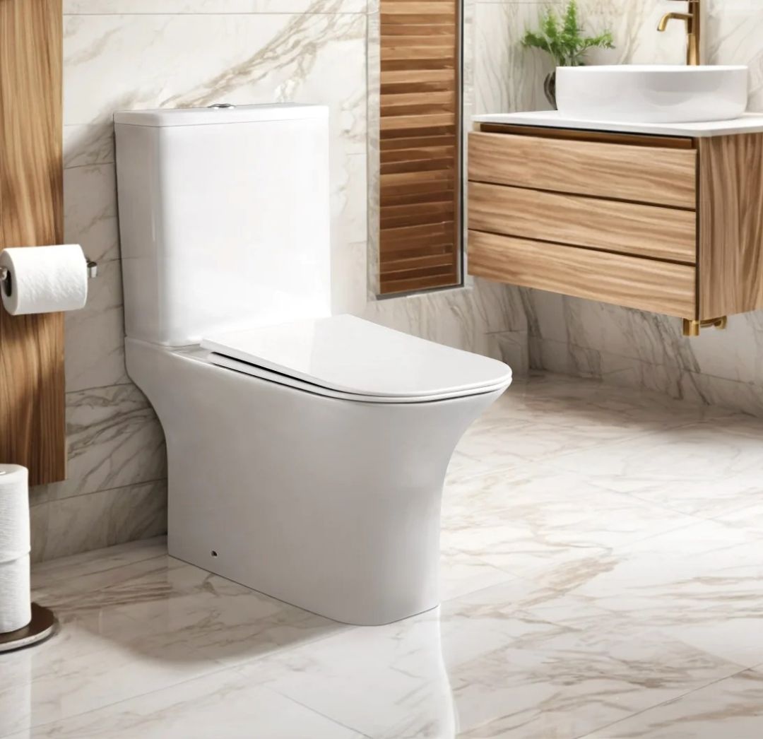 Унитаз Cerutti SPA VETTORE CT7192 Горизонтальный Выпуск Безободковый