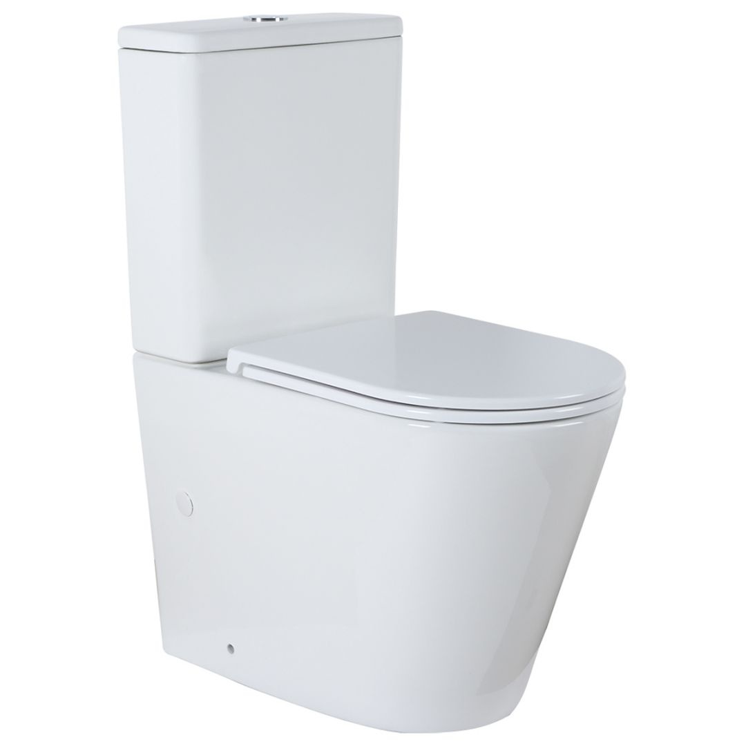 Унитаз Azario Vetro Z-2149 Безободковый Выпуск Горизонтальный