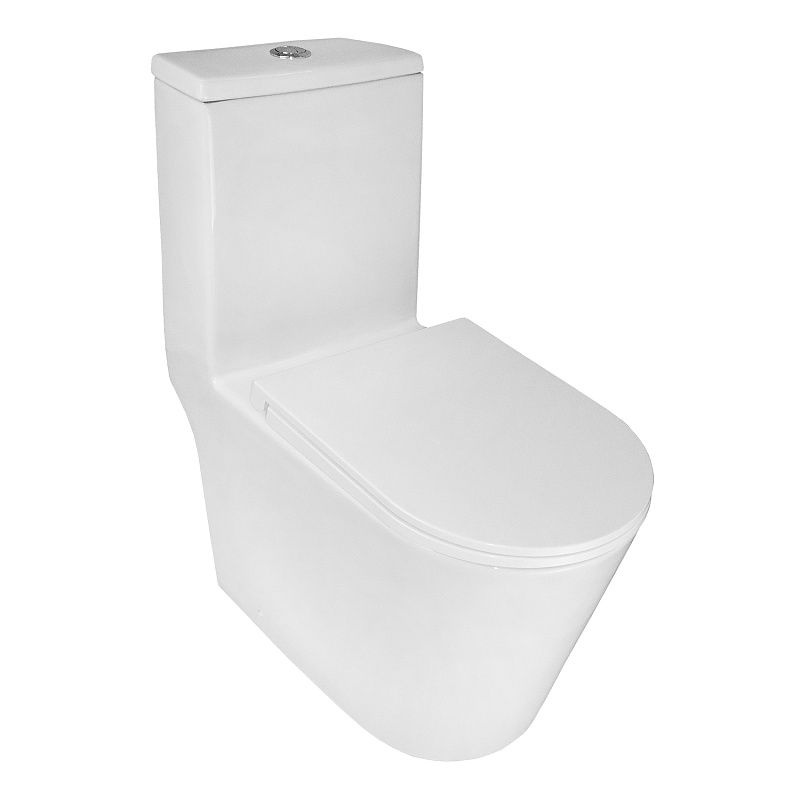 Унитаз Azario Scala Безободковый Выпуск Горизонтальный