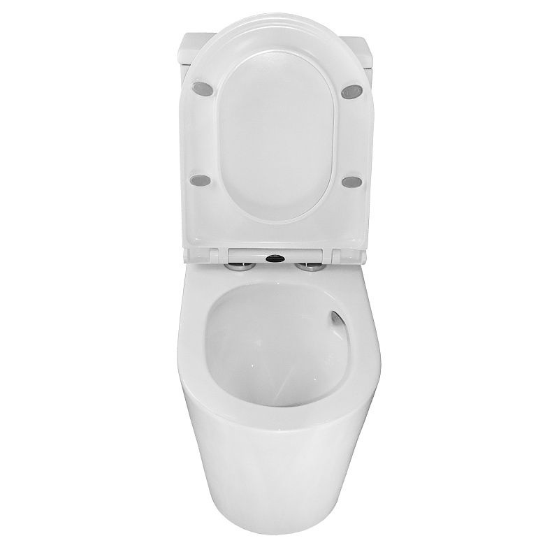 Унитаз Azario Scala Безободковый Выпуск Горизонтальный