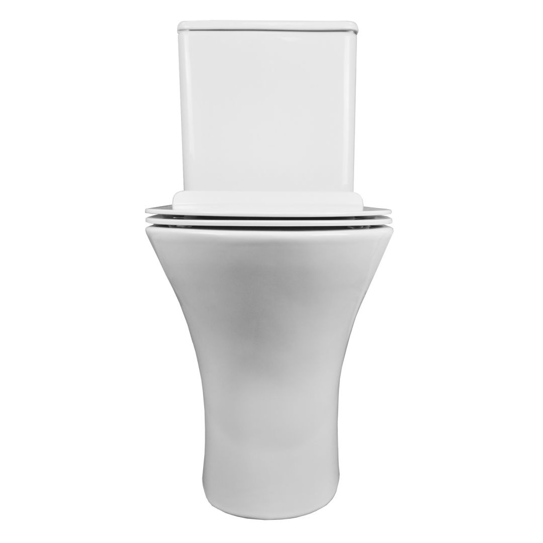 Унитаз Azario AZ-1038A Fretta Round Горизонтальный Выпуск