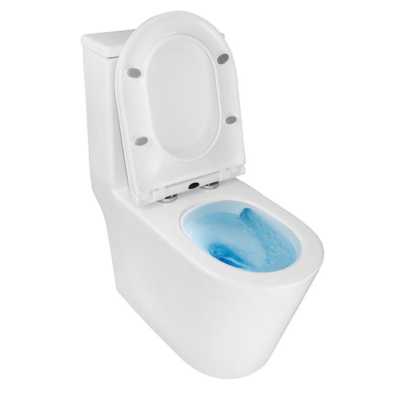 Унитаз Azario Scala Безободковый Выпуск Горизонтальный