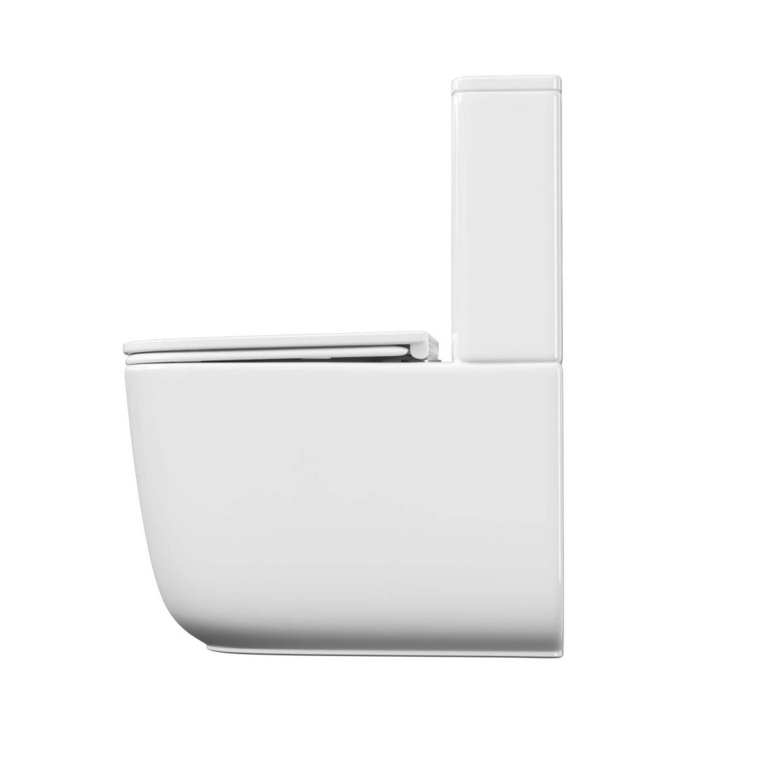 Унитаз Aquatek Optima Plus Square Безободковый Горизонтальный Выпуск