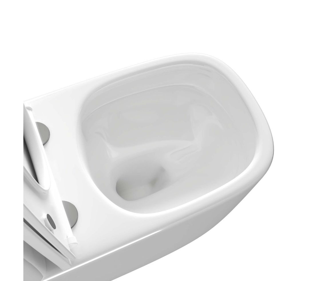 Унитаз Aquatek Optima Plus Square Безободковый Горизонтальный Выпуск