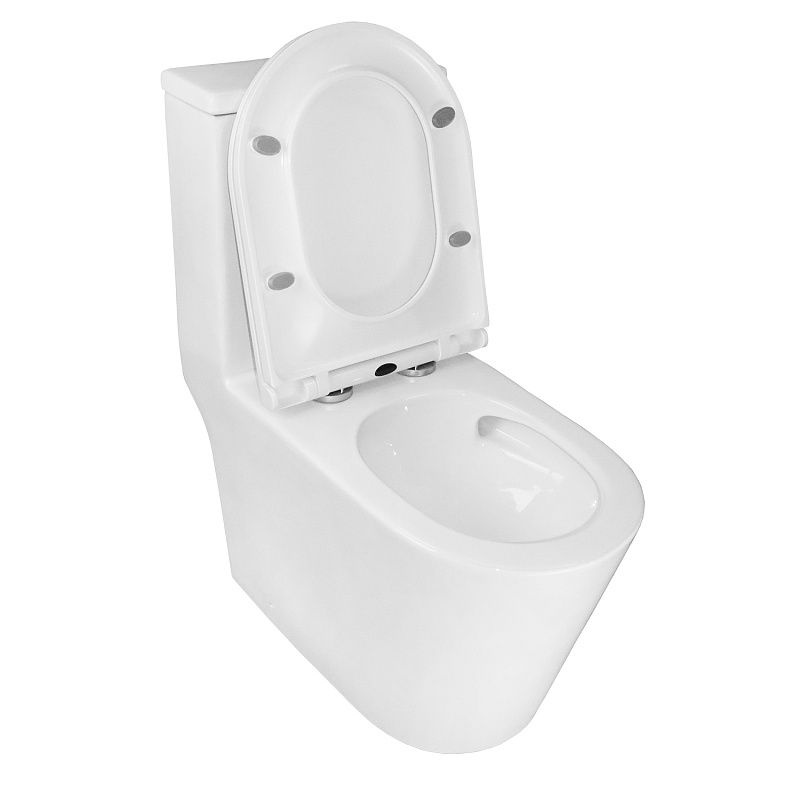 Унитаз Azario Scala Безободковый Выпуск Горизонтальный