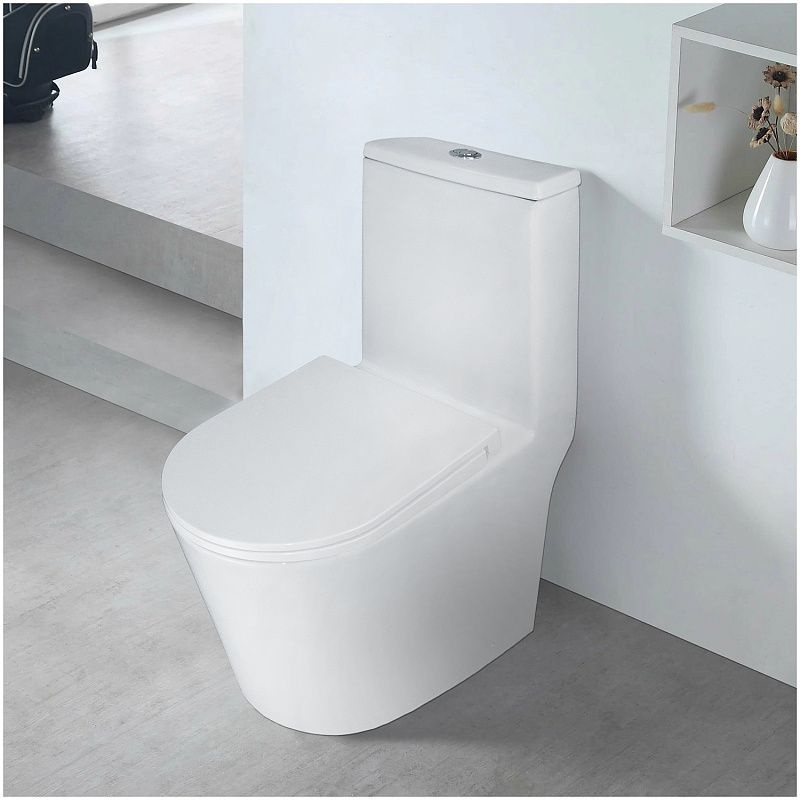 Унитаз Azario Scala Безободковый Выпуск Горизонтальный