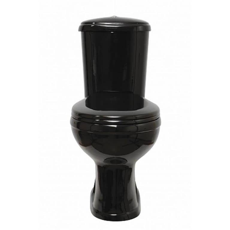 Унитаз Оскольская Керамика Дора Черный Горизонтальный Выпуск