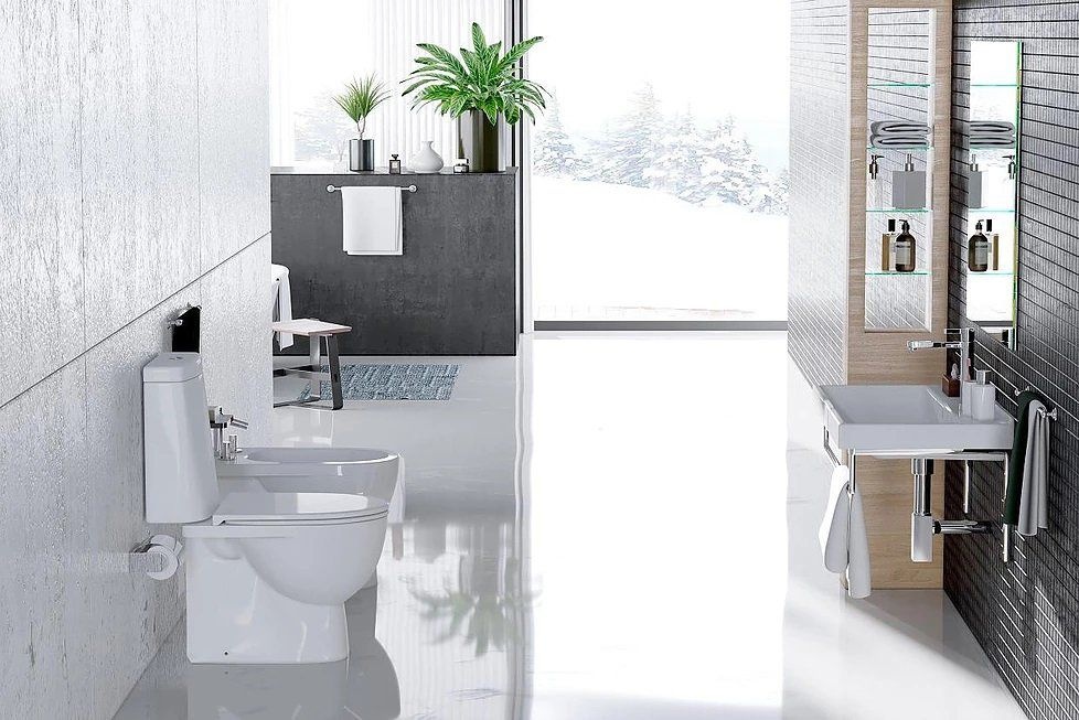 Унитаз Sanita Fest SL DM Горизонтальный Выпуск