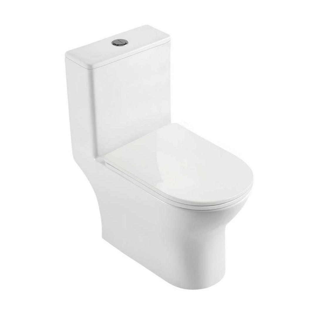 Унитаз Aquatek Гелиос AQ2816T-00 Безободковый Моноблок