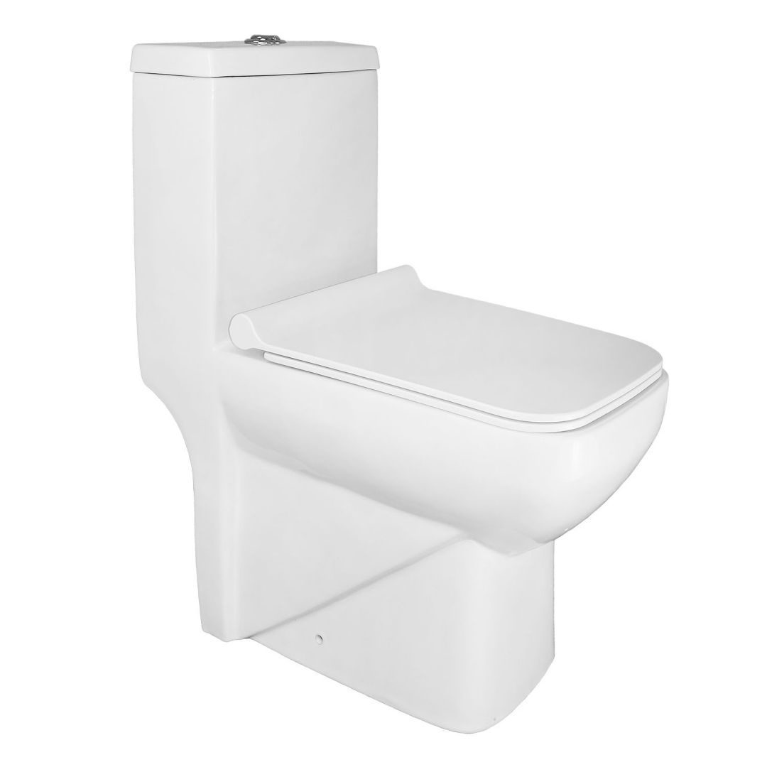 Унитаз Azario Zeno AZ-1169 Безободковый Выпуск Горизонтальный