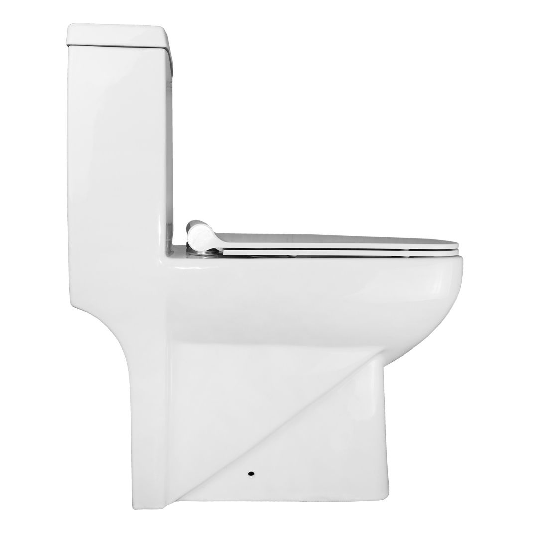 Унитаз Azario Zeno AZ-1169 Безободковый Выпуск Горизонтальный