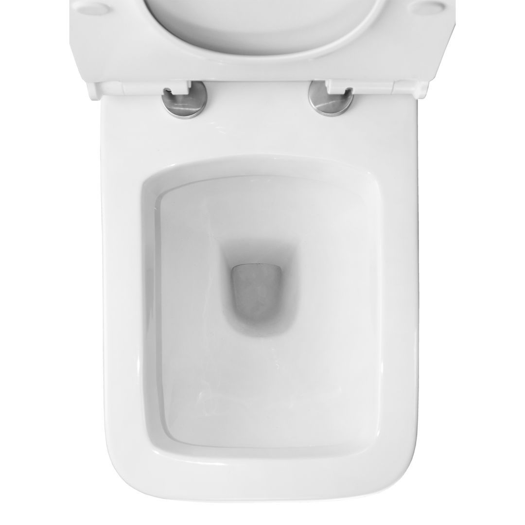 Унитаз Azario Zeno AZ-1169 Безободковый Выпуск Горизонтальный