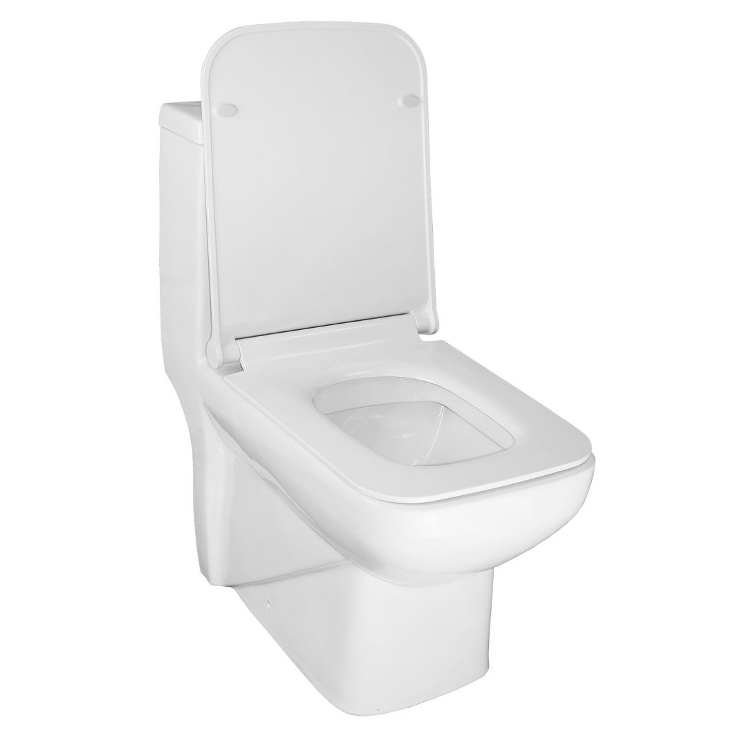 Унитаз Azario Zeno AZ-1169 Безободковый Выпуск Горизонтальный