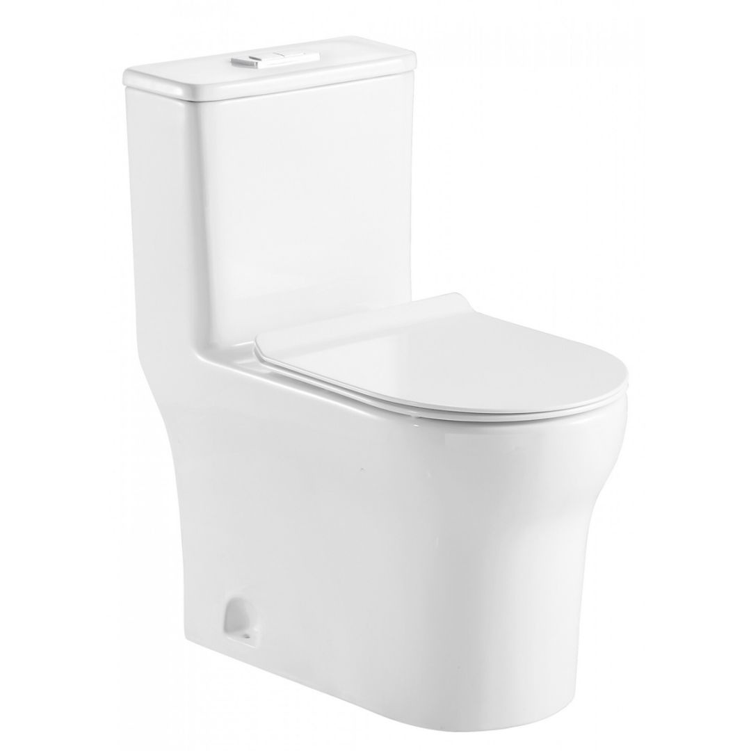 Унитаз Azario Sinto AZ-1098 Безободковый Выпуск Горизонтальный