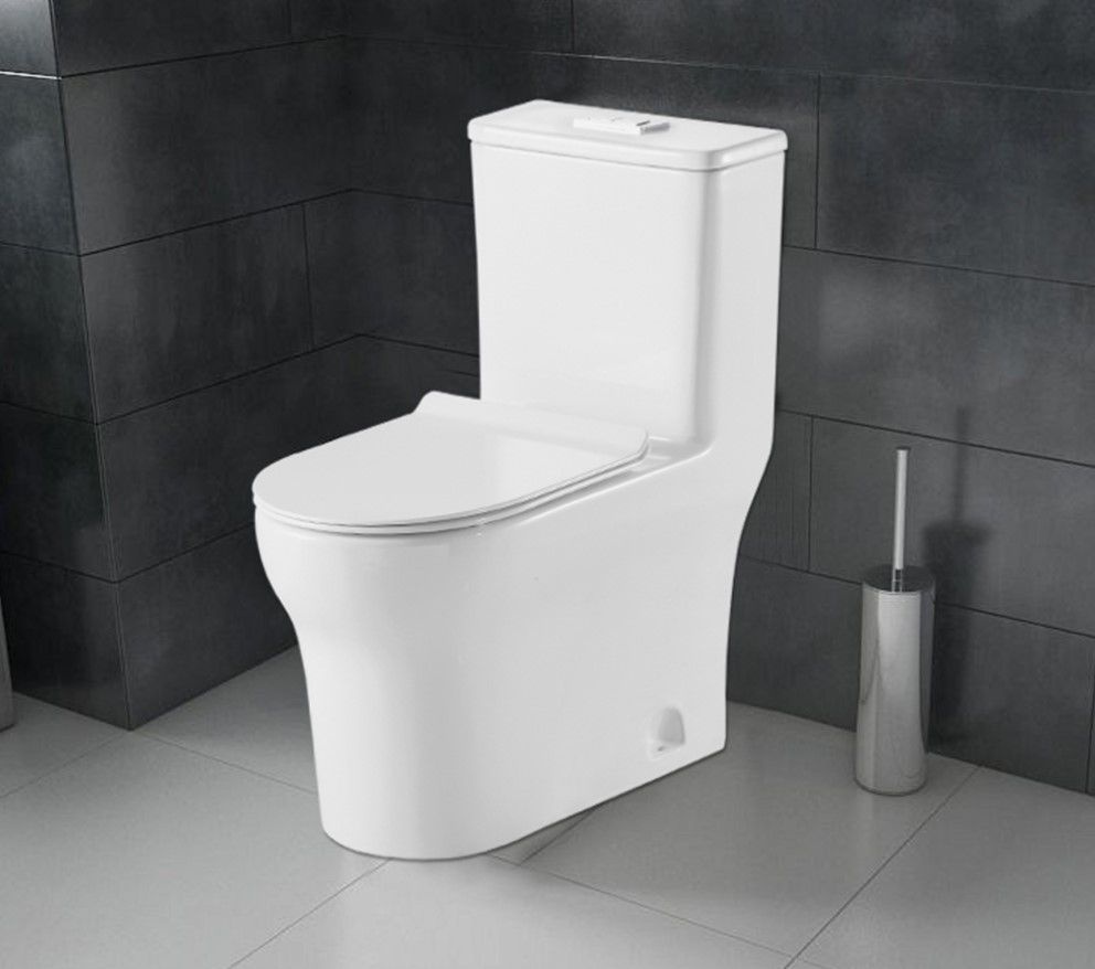 Унитаз Azario Sinto AZ-1098 Безободковый Выпуск Горизонтальный