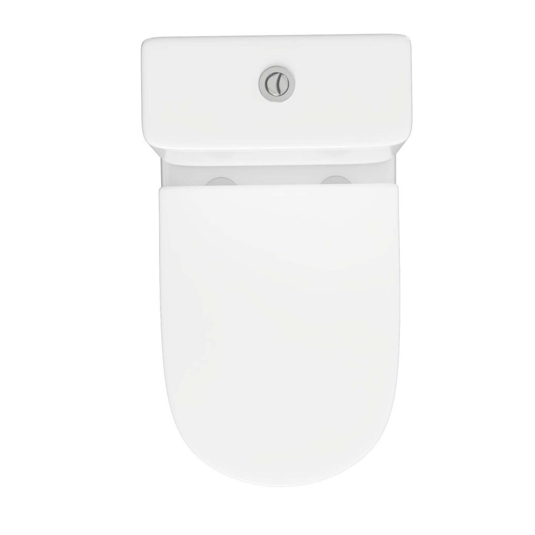 Унитаз Aquatek Optima Plus AQ4452-00 Безободковый Горизонтальный Выпуск