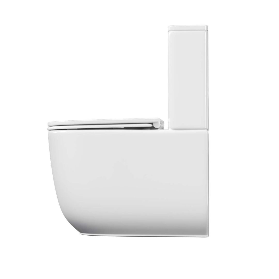 Унитаз Aquatek Optima Plus AQ4452-00 Безободковый Горизонтальный Выпуск