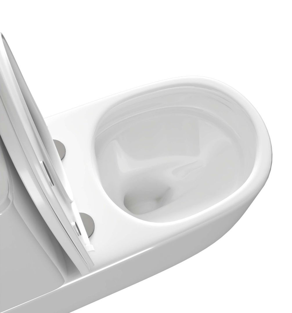 Унитаз Aquatek Optima Plus AQ4452-00 Безободковый Горизонтальный Выпуск