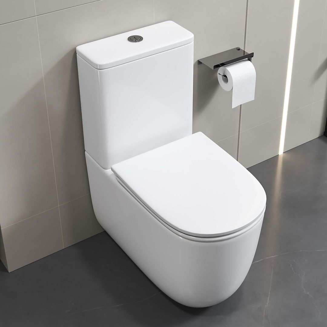 Унитаз Aquatek Optima Plus AQ4452-00 Безободковый Горизонтальный Выпуск