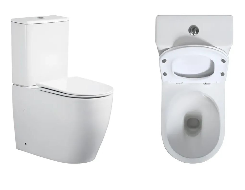 Унитаз Ceruttispa VINCE Tornado CT10373 Горизонтальный Выпуск Безободковый