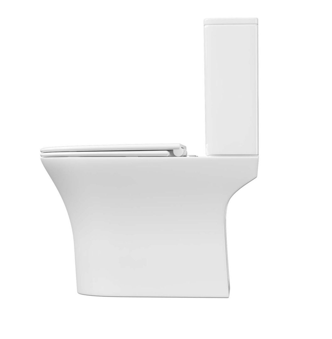 Унитаз Aquatek Optima Безободковый Горизонтальный Выпуск