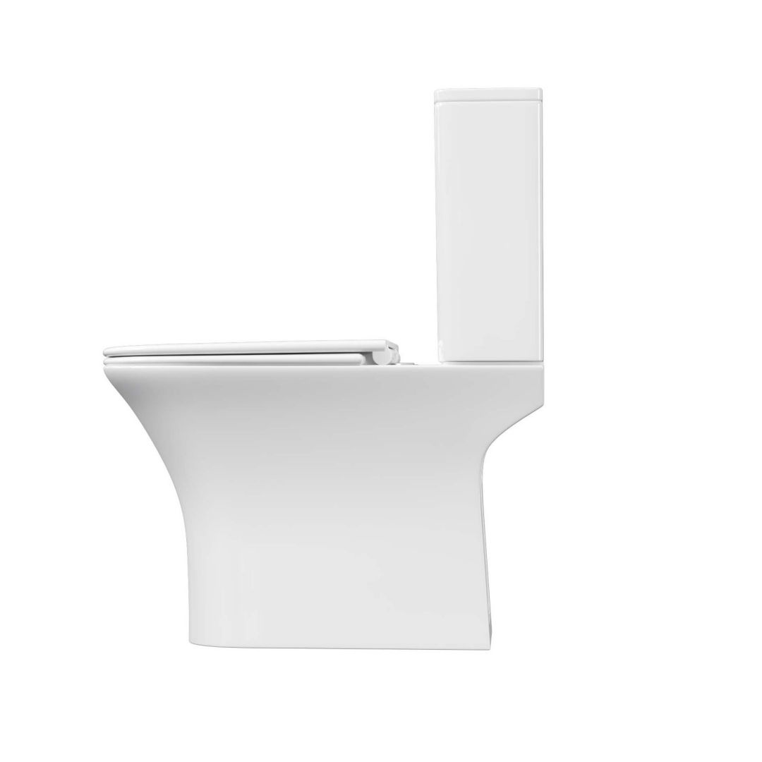 Унитаз Aquatek Optima Square Безободковый Горизонтальный Выпуск