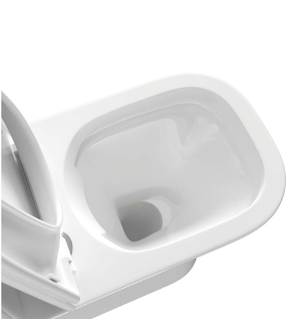 Унитаз Aquatek Optima Square Безободковый Горизонтальный Выпуск