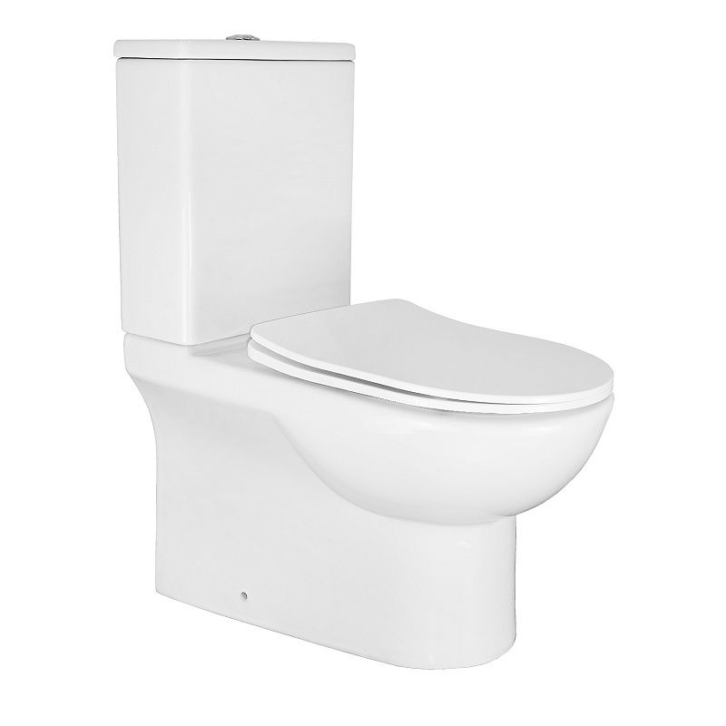 Унитаз Azario Ambra AZ-848 Безободковый Выпуск Горизонтальный