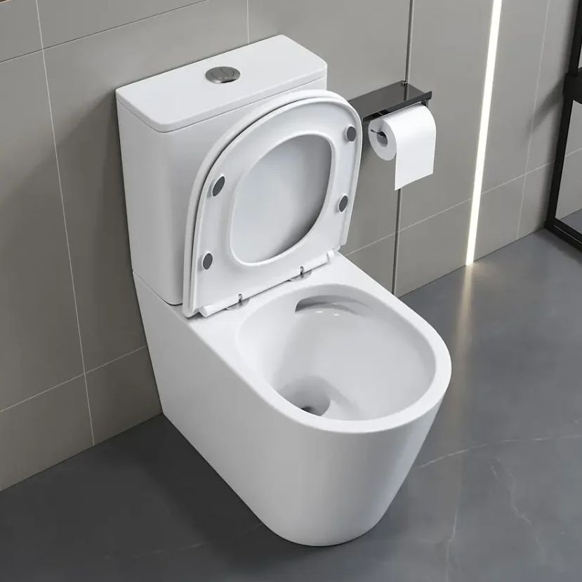 Унитаз Ceruttispa PIERA Tornado Горизонтальный Выпуск Безободковый