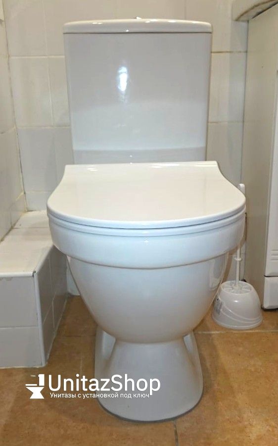 Унитаз Сантек Алькор Rimless Безободковый Горизонтальный Выпуск