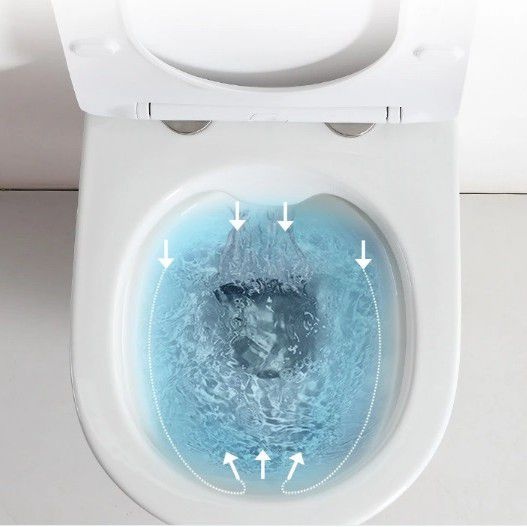 Унитаз Cerutti SPA SELLA GW 9864 Горизонтальный Выпуск Безободковый