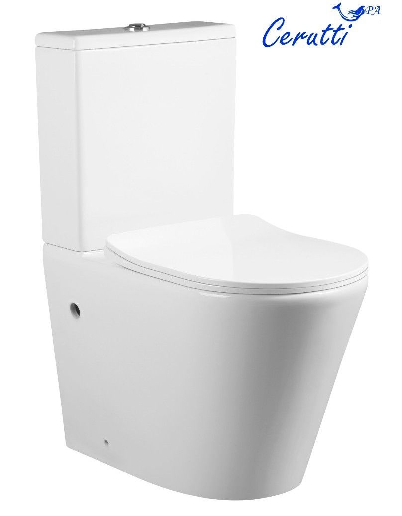 Унитаз Cerutti SPA SELLA GW 9864 Горизонтальный Выпуск Безободковый