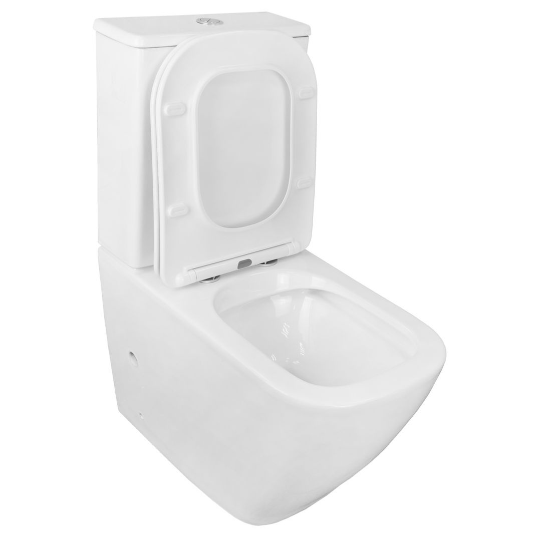 Унитаз Azario Levanto AZ-1228A Выпуск Горизонтальный Безободковый