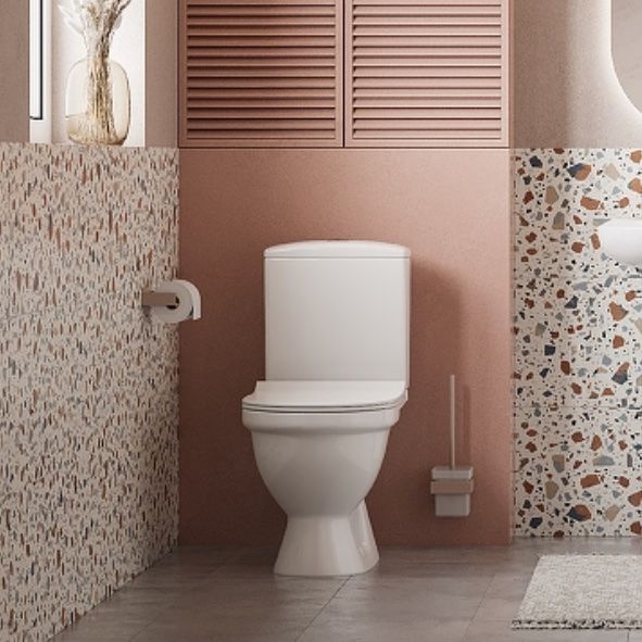 Унитаз Сантек Алькор Rimless Безободковый Горизонтальный Выпуск