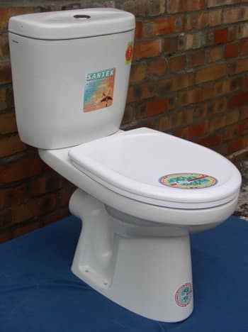 Унитаз Сантек Анимо Горизонтальный Выпуск