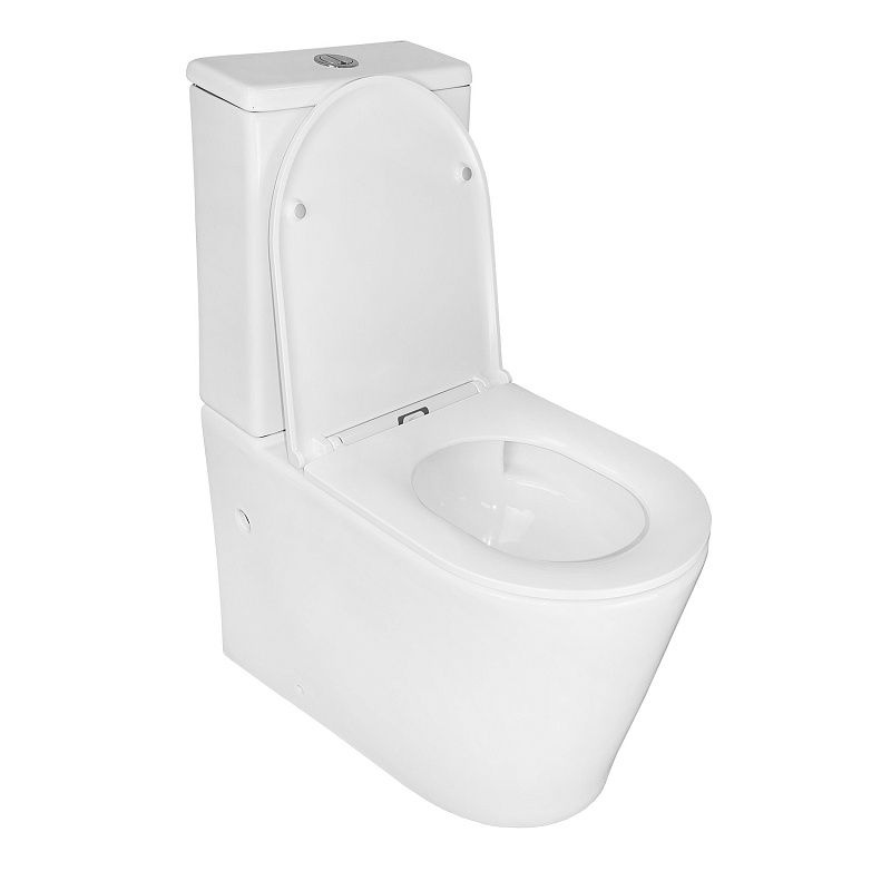 Унитаз Azario Conto AZ-T005BR Безободковый Выпуск Горизонтальный