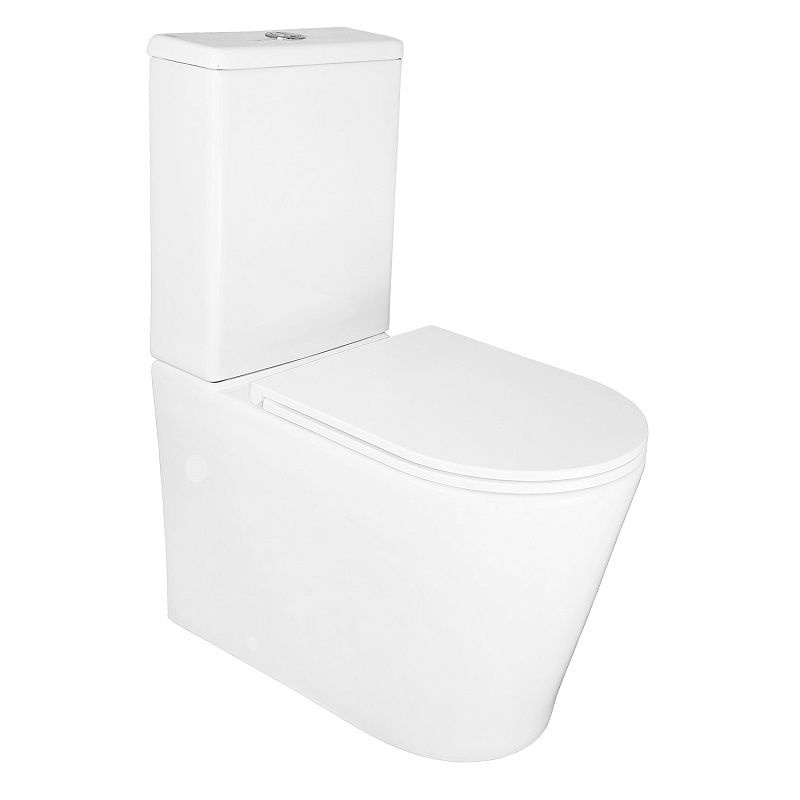 Унитаз Azario Conto AZ-T005BR Безободковый Выпуск Горизонтальный