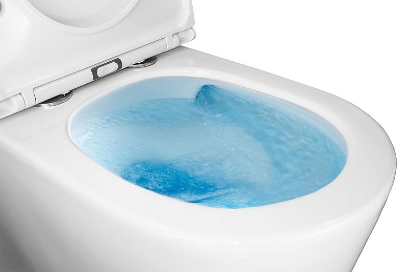 Унитаз Azario Conto AZ-T005BR Безободковый Выпуск Горизонтальный