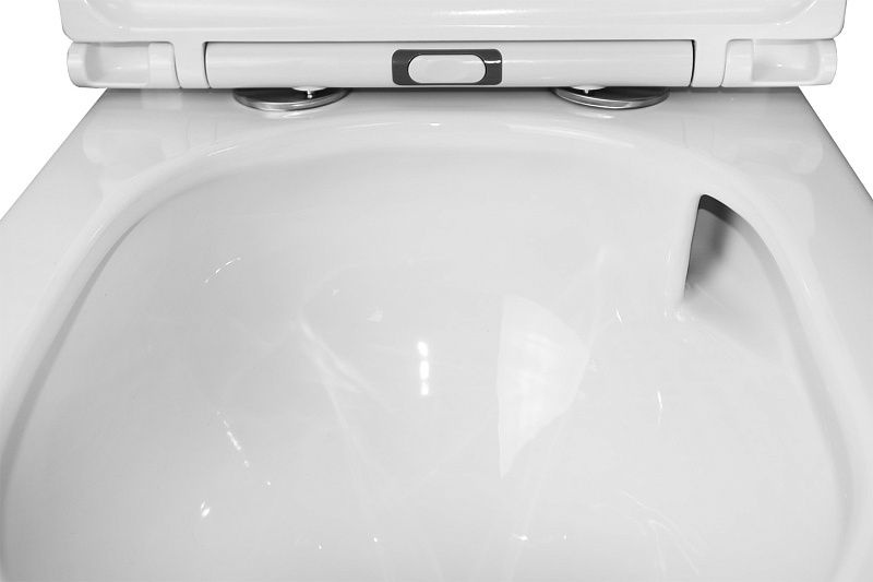 Унитаз Azario Conto AZ-T005BR Безободковый Выпуск Горизонтальный