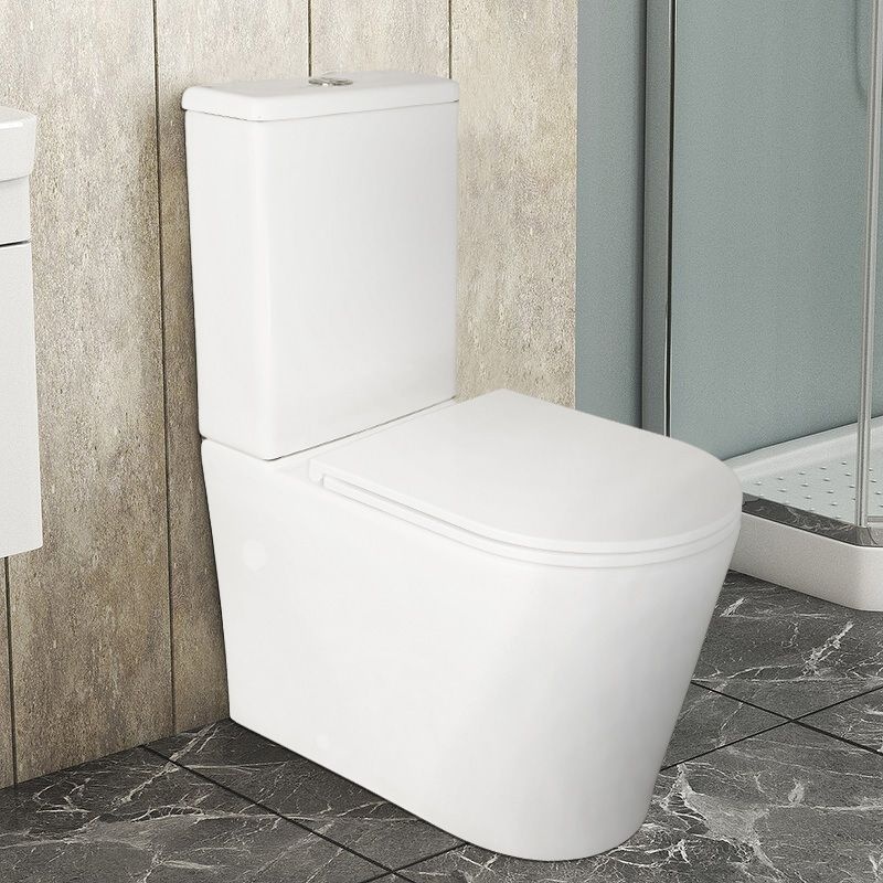 Унитаз Azario Conto AZ-T005BR Безободковый Выпуск Горизонтальный