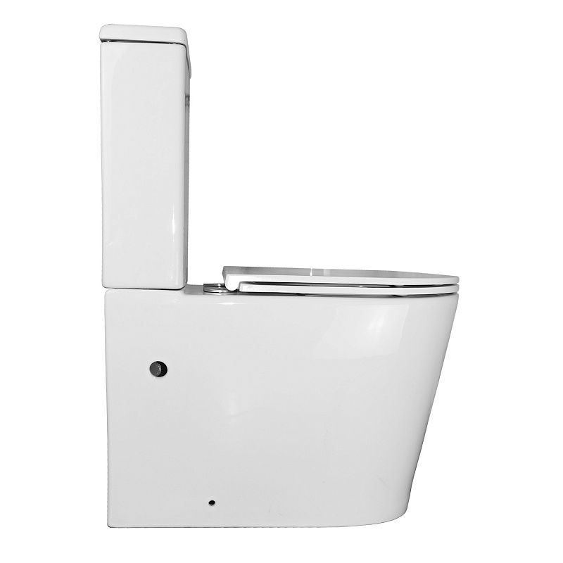 Унитаз Azario Conto AZ-T005BR Безободковый Выпуск Горизонтальный