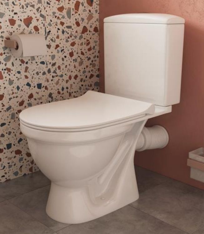 Унитаз Сантек Алькор Rimless Безободковый Горизонтальный Выпуск