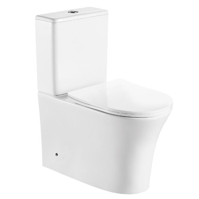 Унитаз напольный CeruttiSPA ADIGE  CT 7836 Горизонтальный Выпуск Безободковый