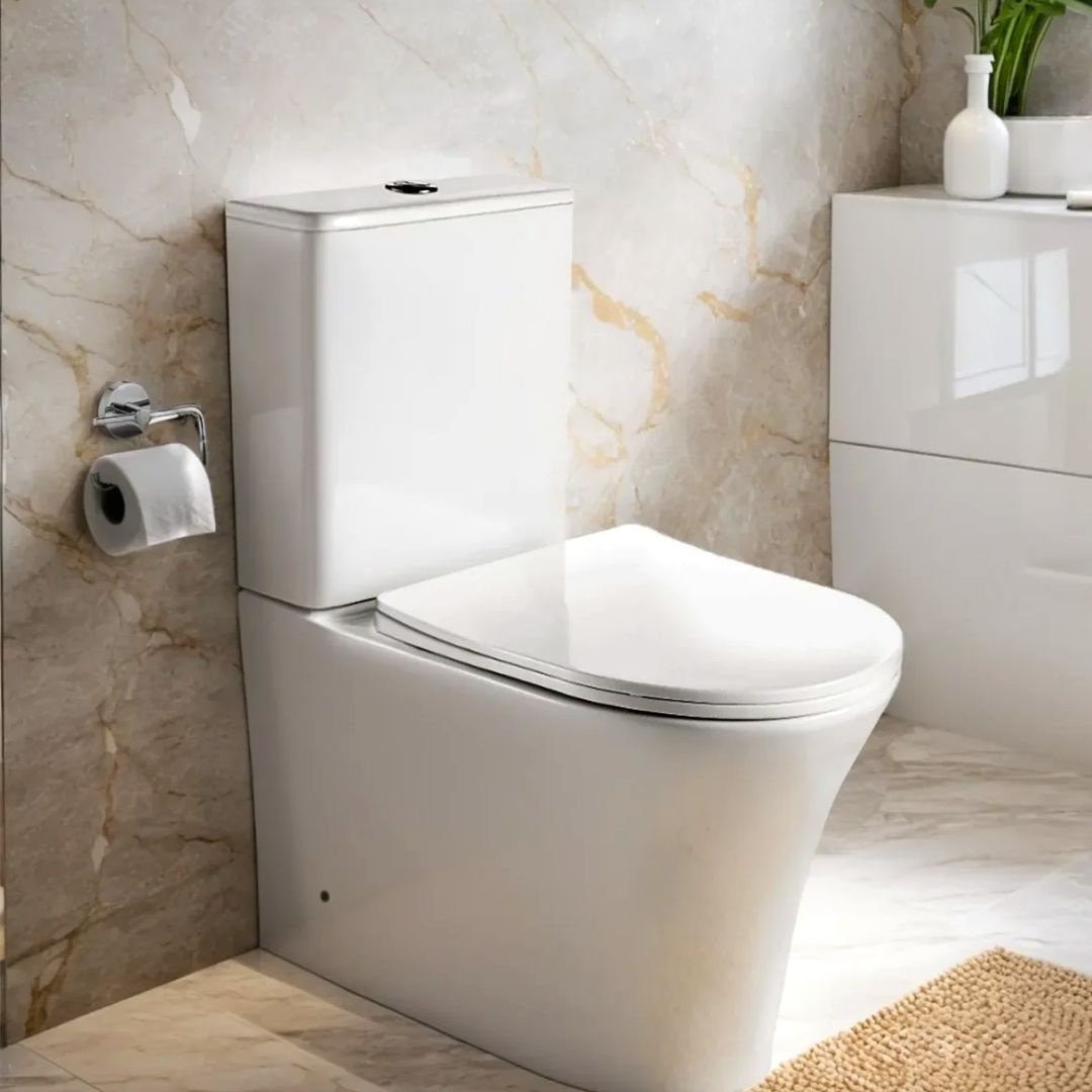 Унитаз напольный CeruttiSPA ADIGE  CT 7836 Горизонтальный Выпуск Безободковый